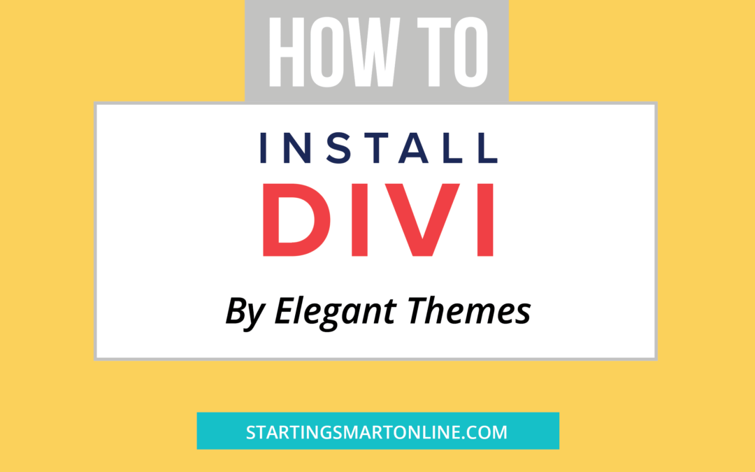 How to Install the Divi Theme in WordPress