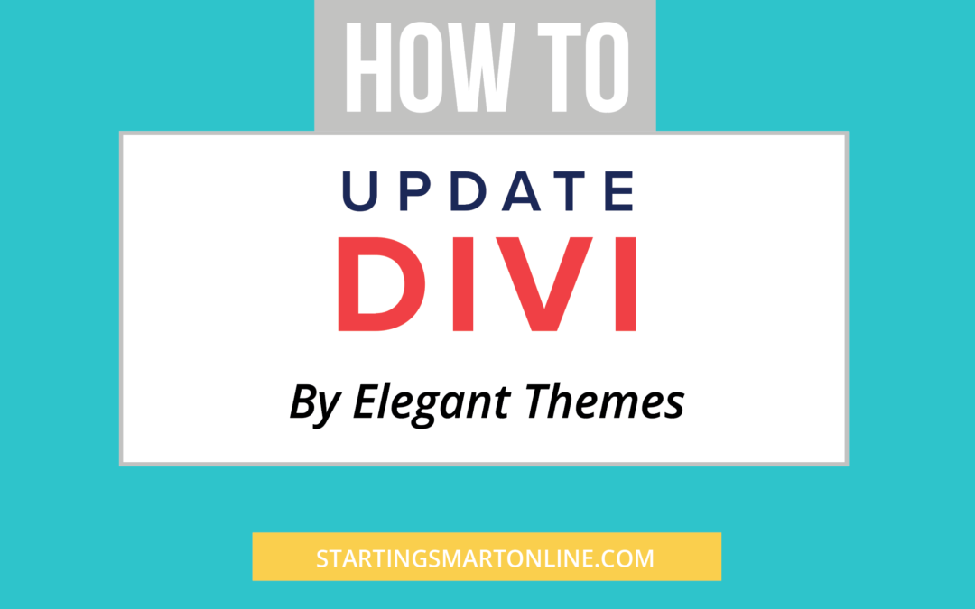 How to Update the Divi Theme