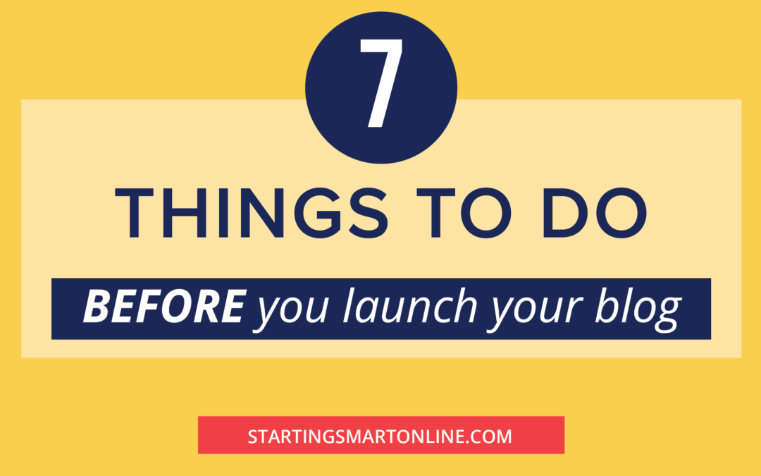 Launch your blog